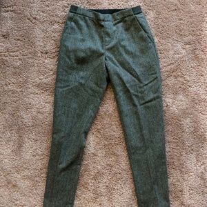 Tweed ankle crop trousers by Uniqlo